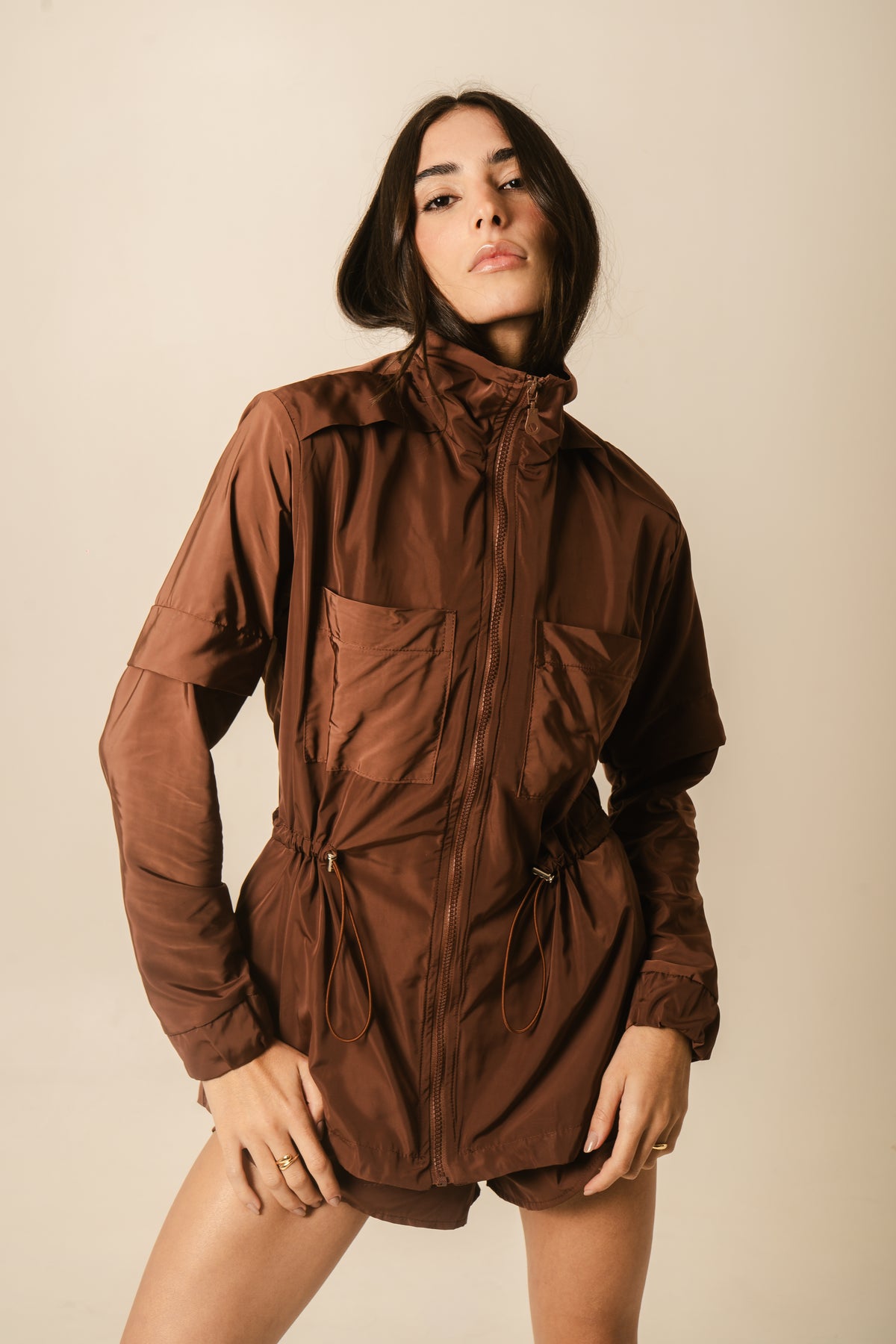 Parka Marrom