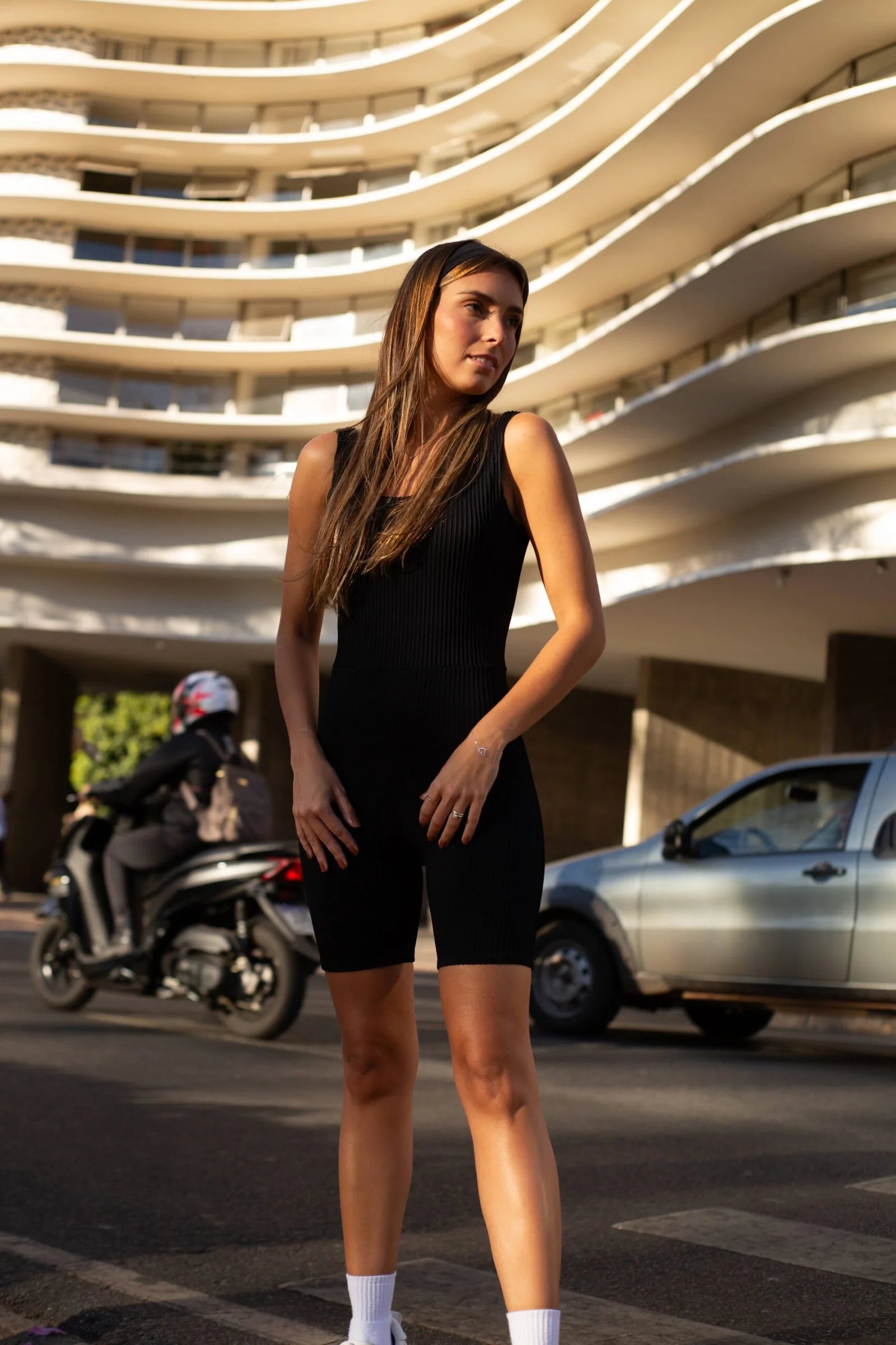 Macaquinho Canelado Preto